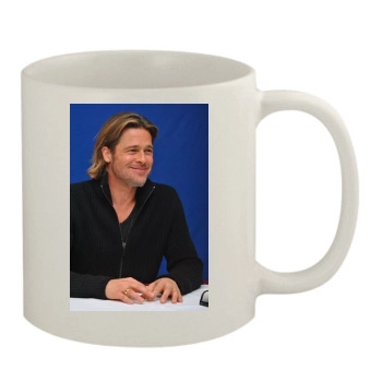 Brad Pitt 11oz White Mug