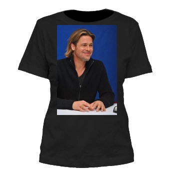 Brad Pitt Women's Cut T-Shirt