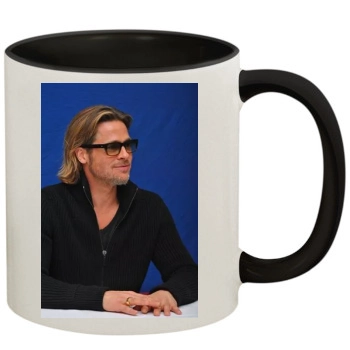 Brad Pitt 11oz Colored Inner & Handle Mug