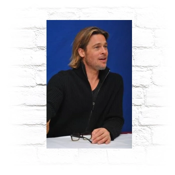 Brad Pitt Metal Wall Art