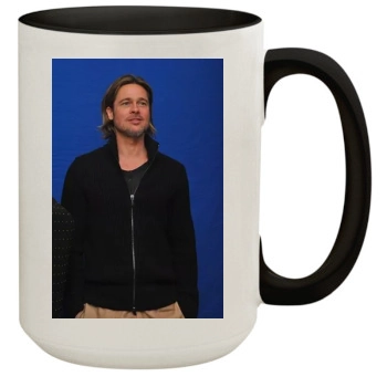 Brad Pitt 15oz Colored Inner & Handle Mug