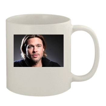 Brad Pitt 11oz White Mug