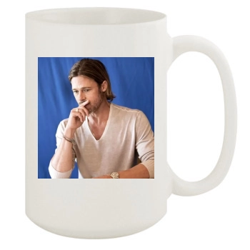 Brad Pitt 15oz White Mug