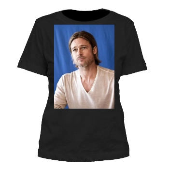 Brad Pitt Women's Cut T-Shirt