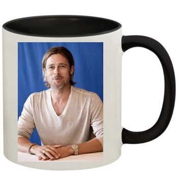 Brad Pitt 11oz Colored Inner & Handle Mug