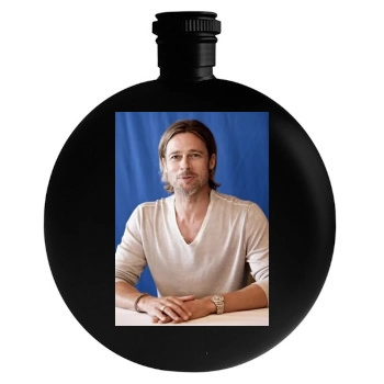 Brad Pitt Round Flask