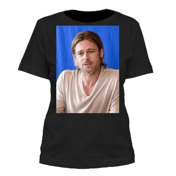 Brad Pitt Women's Cut T-Shirt