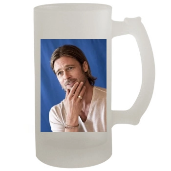 Brad Pitt 16oz Frosted Beer Stein