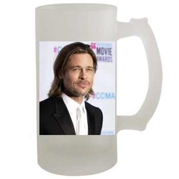 Brad Pitt 16oz Frosted Beer Stein