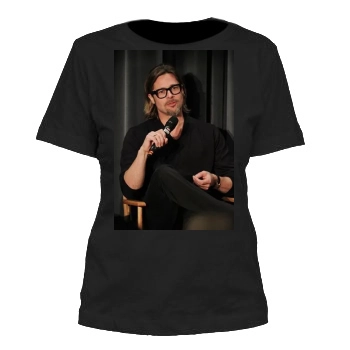 Brad Pitt Women's Cut T-Shirt