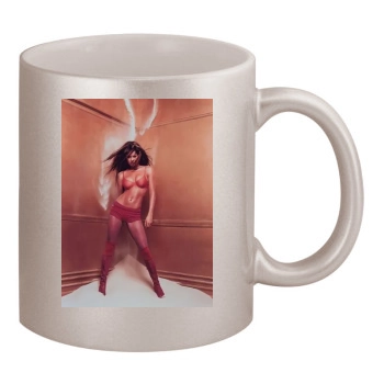 Brooke Burke 11oz Metallic Silver Mug