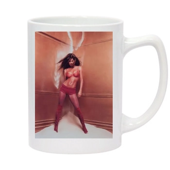 Brooke Burke 14oz White Statesman Mug