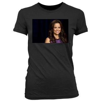 Brooke Burke Women's Junior Cut Crewneck T-Shirt