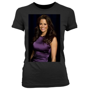 Brooke Burke Women's Junior Cut Crewneck T-Shirt