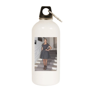 Cameron Diaz White Water Bottle With Carabiner