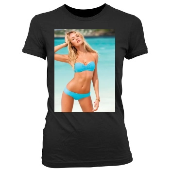 Candice Swanepoel Women's Junior Cut Crewneck T-Shirt