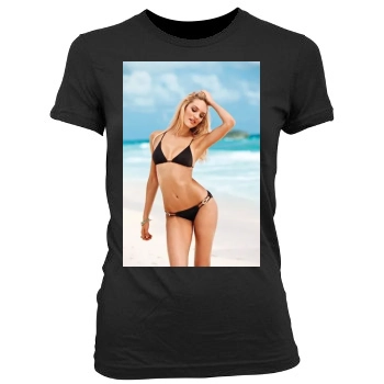 Candice Swanepoel Women's Junior Cut Crewneck T-Shirt