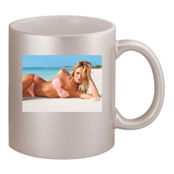 Candice Swanepoel 11oz Metallic Silver Mug