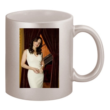 Carla Gugino 11oz Metallic Silver Mug