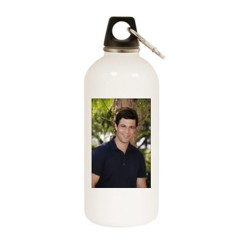 Carlos Bernard White Water Bottle With Carabiner