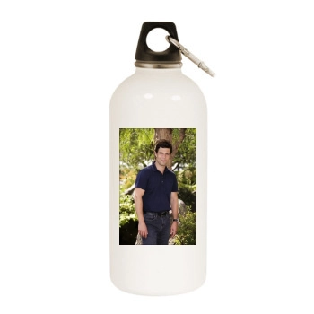 Carlos Bernard White Water Bottle With Carabiner