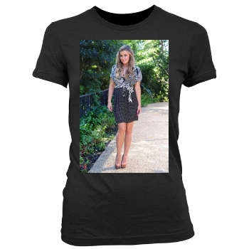 Carmen Electra Women's Junior Cut Crewneck T-Shirt