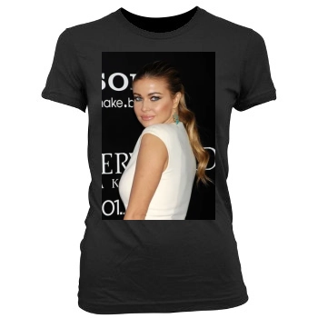 Carmen Electra Women's Junior Cut Crewneck T-Shirt