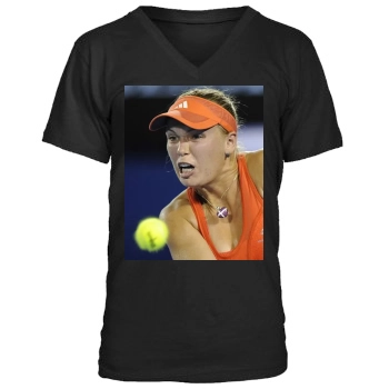 Caroline Wozniacki Men's V-Neck T-Shirt