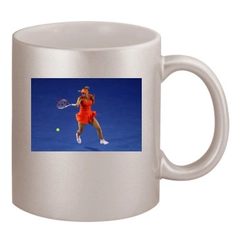 Caroline Wozniacki 11oz Metallic Silver Mug