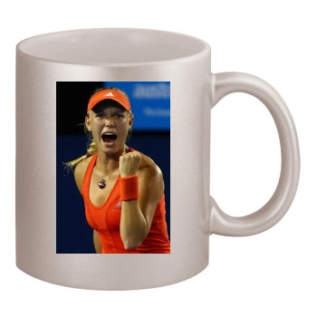 Caroline Wozniacki 11oz Metallic Silver Mug