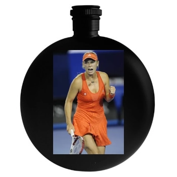 Caroline Wozniacki Round Flask