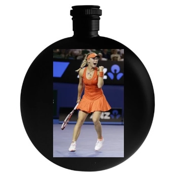 Caroline Wozniacki Round Flask