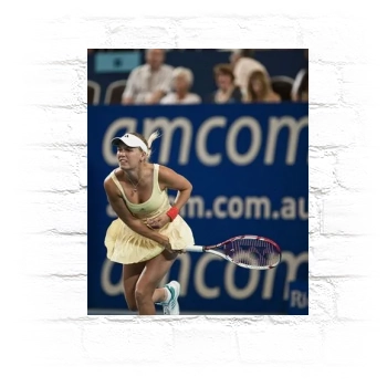 Caroline Wozniacki Metal Wall Art