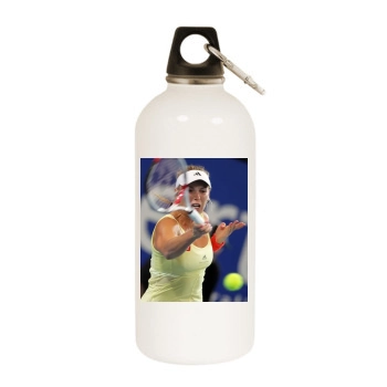 Caroline Wozniacki White Water Bottle With Carabiner