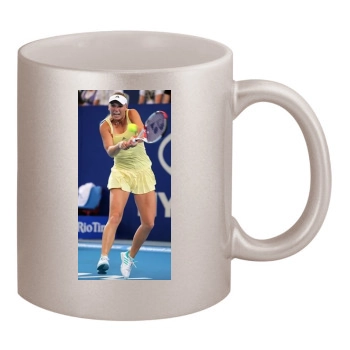 Caroline Wozniacki 11oz Metallic Silver Mug