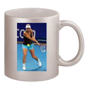 Caroline Wozniacki 11oz Metallic Silver Mug