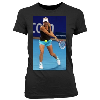 Caroline Wozniacki Women's Junior Cut Crewneck T-Shirt