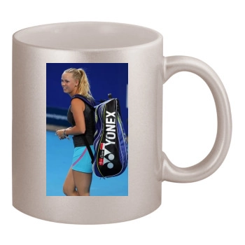 Caroline Wozniacki 11oz Metallic Silver Mug