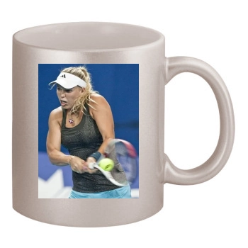 Caroline Wozniacki 11oz Metallic Silver Mug