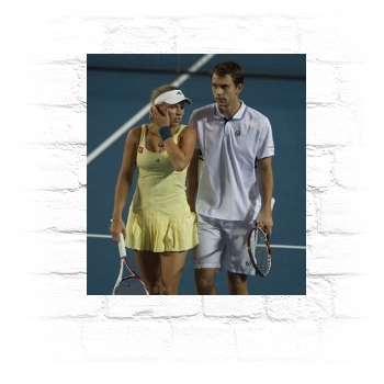 Caroline Wozniacki Metal Wall Art