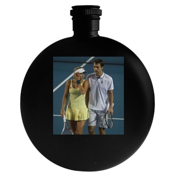 Caroline Wozniacki Round Flask