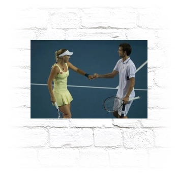 Caroline Wozniacki Metal Wall Art