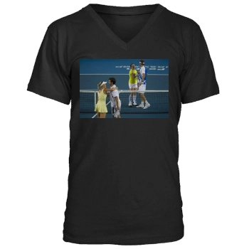 Caroline Wozniacki Men's V-Neck T-Shirt