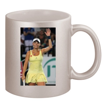 Caroline Wozniacki 11oz Metallic Silver Mug