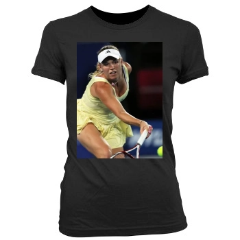 Caroline Wozniacki Women's Junior Cut Crewneck T-Shirt