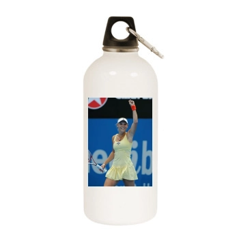 Caroline Wozniacki White Water Bottle With Carabiner