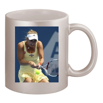 Caroline Wozniacki 11oz Metallic Silver Mug