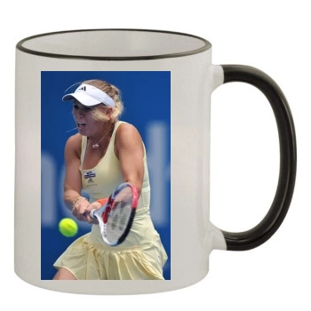 Caroline Wozniacki 11oz Colored Rim & Handle Mug