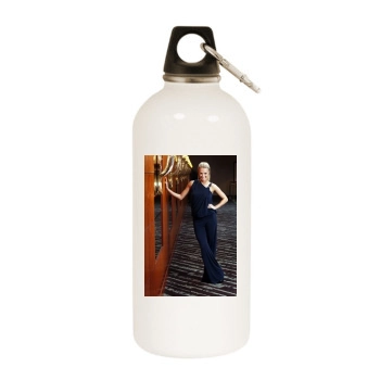 Carrie Underwood White Water Bottle With Carabiner