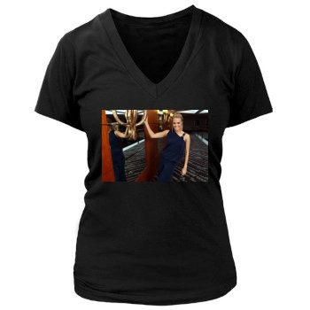 Carrie Underwood Women's Deep V-Neck TShirt